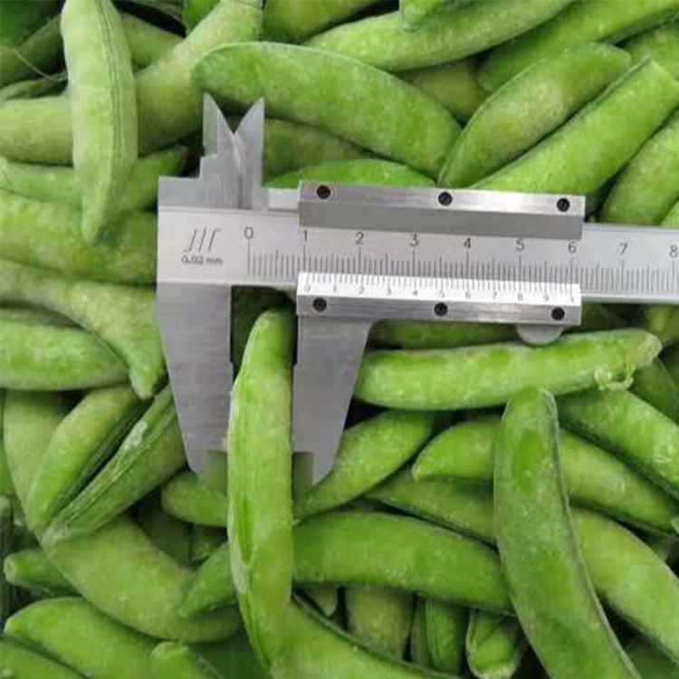 Freeze sugar peas